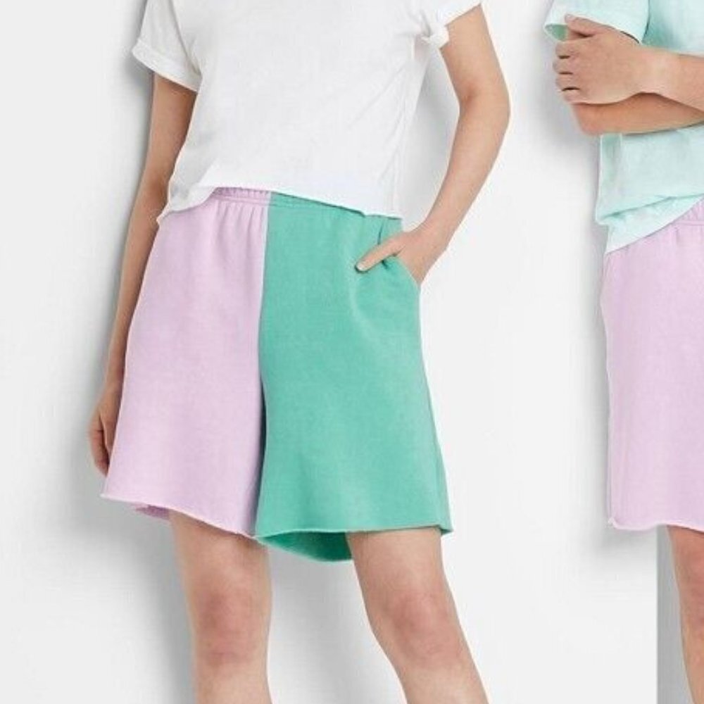 Wild Fable Color Block Lounge Wear Retro Shorts